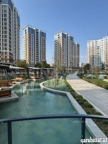 City Garden Nərimanov yeni tikili 10cu mertebe 70 kv 3 otaqli menzil kiraye verilir